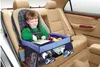 Baby Car gioco spuntino vassoio portatile sicurezza Tabella piegato impermeabile On The Go Snack vassoio Facile da pulire Automobile supporto per notebook