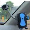 Universal Car Mount Windshield Titular 360 Graus de Rotação Longo Mangueira Otário Bloqueio Automático de Telefone Celular GPS Titulares Suporte Stands