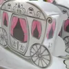Boîte à bonbons en forme de chariot de princesse de conte de fées, 100 pièces, coffrets cadeaux en chocolat pour faveurs de mariage et de mariée, Design Unique et magnifique, New8890406