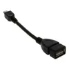 USB A Female to Micro USB 5 Pin Male Adapter Host OTG Data Charger Cable Adapter