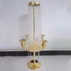 no the flowers including)wedding crystal table centerpiece chandelier flower stand Banquet decoration