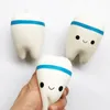 Squishy Toy Beach Tooth Fox Squishies Slow Rising 10cm 11cm 12cm 15cm mjuk squeeze Cute Cell Phone Strap Present Spänning Barnleksaker 1010