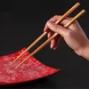 Dining Bambu ätpinnar Längd 24 cm Kök Bar Porslin Bam Boo Wood Chop Sticks