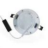 Dimmable diodo emissor de luz downlight 6w 12 w 18 w redondo redondo quadrado de vidro quadrado luzes embutidas SMD 5730 Quente frio branco LED luz AC85-265V