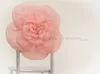 Covers 2016 3D Big Flower Wedding Chair Sashes Romantic Organza Chair Covers Floral Wedding Supplies Luxurious Wedding Accessories 02