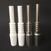 kits Mini Nectar Coletor 10mm Masculino prego Ceramic Replacement Tip dabber Ceramic Para Straw Ceramic prego VS quartzo banger