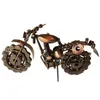 パーティー用お土産の家の装飾としてクリエイティブビンテージオートバイの鉄の金属製のクラフトぼろぼろのシックモーターvan4884186