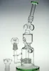 bong mais novo de 12 "polegadas de altura Cachimbos de vidro para fumar cachimbo de água Reciclador Bongos de vidro plataforma de óleo de vidro com Matrix Percolator Junta de 18,8 mm