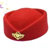 Automne Winter Wool Berets Chapeaux pour femmes Fashion Ladies Stewardess Cap Performance Performance Sailor Dance Boat Caps Cosplay Hats 270p