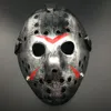 Ny cosplay silverfärg fredag ​​den 13: e Jason Voorhees hockeymask
