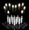 무선 LED 원격 제어 촛불 조명 크리스마스 트리 파티 홈 장식 캔들 조명 램프 부활절 클럽 왁스 테이퍼 촛불 축제 선물
