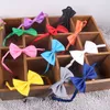 Dog Apparel Dogs Tie Adjustable Pet Grooming Accessories Rabbit Cat Bow Ties Solid Pets Bowtie Puppy Lovely Decoration Product IC597