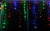 4Mx0.7M birthday holiday lights arranged five-pointed star string lantern stars LED curtain lights