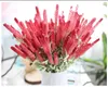 Buquê de flores de espuma artificial, 6 cores, 12 cabeças, 51cm/20 polegadas, para decoração de casamento, decoração de festa em casa