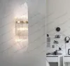 2017 HOT LED Big Cristal Lâmpada de Parede Luzes Do Banheiro 110-220 V E14 Iluminação de Cristal Interior H75cm W23cm Luzes de Parede de luxo frete grátis MYY