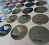 design&3D color changing Secure custom hologram label sticker printing can be with serial unique number and scratch off co329A