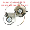 Freeshipping New MSI GE62 GL62 GE72 GL72 GP62 GP72 PE60 PE70 CPU Cooling Fan PAAD06015SL