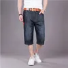 Venta al por mayor-Baggy Jeans Shorts Men Hip Hop 2016 Nueva moda Plus Size Skateboard Calf Length Shorts Envío gratis Tamaño grande 30-50