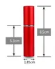 6 мл мини портативный портативный портативный спрей Парфюмерные распылитель Бутылки красочные пустые пустое духи бутылки эфирные масла диффузовы дома ароматы