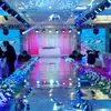 10 m per partij 1m breed glans zilveren spiegel tapijt gangpad renner voor romantische bruiloft gunsten partij decoratie gratis verzending