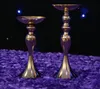 Handmade wedding gold candelabra centerpieces