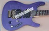 MONSTER AXE Super Thin Herman Li EGEN18 Signature Electric Guitar Transparent Violet Flat ultra-fast Neck Flyod Rose Tremolo Bridge