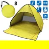 Tentes d'été 13 styles tentes extérieures abris de camping pour 2-3 personnes tente de protection UV pour plage voyage pelouse 10 PCS DHL expédition rapide