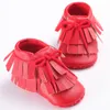 2016 Pu Leather Baby moccasins suede جلد صغير MOCCS Baby Fringe Boots Girls 2Layer Fringe Tassel Moccs2694427