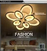 Dim LED Tavan Işıkları Kelebek Akrilik Avize Aydınlatma Oturma Odası Yatak Odası Için 3/6/8 Kafaları