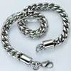 Mens Silver tone stainless steel 316L cool jewelry bracelet bangle b177