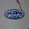 Auto Styling 11.9cm * 6.2 cm 5D Achterbadge Bulb Embleem Logo LED Licht Sticker Lamp voor Kia K5 / Sorento / Soul / Forte / Cerato / Sportage / Rio