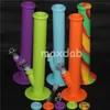 conduites d'eau en silicone neuf couleurs pour le choix bangs en verre de silicone en gros cendrier dabber outil cire