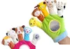 1 Paar niedliche Tier-Handpuppen, Plüsch-Baby-Handhandschuh-Fingerspielzeug für Kinder, Gute-Nacht-Geschichten