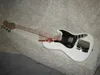 Custom 4 strings Electric bass white Bass guitar Maple fingerboard OEM Guitar 1005199