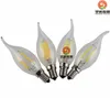 Dimbare LED Filament Kaars Lamp 2W 4W 6W E14 E12 LEIDENE Lampen Licht Hoge Heldere Helder Glas C35 LED-lamp