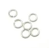 100st Lot 925 Sterling Silver Open Jump Ring Split Rings Tillbehör för DIY Craft Jewelry W5008312S3090093