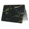 Backpack Hard Plastic Crystal Case Cover Protective Shell for Macbook Air Pro Retina 12 13 15 16 inch Water Decal Marble Pattern Cases