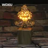 WOXIU Vintage filament Edison LED Love Bulb ST64 Antique Squirrel Cage Filament Light decoration for Home cafe pub restaurant E27 Star light