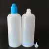 LDPE 120ML البلاستيك زجاجة القطارة مع 11 الألوان ملون يفتحها الاطفال كاب وطويلة رقيقة القطارة نصيحة زجاجة فارغة 4OZ لEjuice في سوق الأسهم