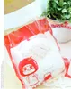 Nouveau 200 pcs/lot pomme rouge petite fille auto-adhésif joint Snack sacs/jolis Biscuits pain Cookie cadeau sac 10x10 + 4 cm