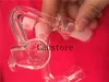 14mm/18mm quartz trough domeless nails oil rig banger with female 45 degree clear joint quart banger nail fit oil rigs glass bongs