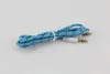 Wholesale 1m 3ft 3.5mm Audio Aux Male Stereo Woven Fabric Braided Cable For Phone pc in metal cord 100pcs/lot