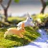 Miniaturowe króliki Fairy Garden Terrarium Figurine Decor DIY Bonsai Żywicy Rzemiosło Room Home Micro Krajobraz Ornament Dekoracji Mini Sztuczne