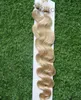 Micro Loop Ring Hårprodukter 100s Blond Brasilianska Hår Mikro Loop Human Hair Extensions 100g Body Wave