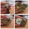 Toptan-Vintage Metal Karışık Dişliler Takı Yapımı Için Charms DIY Steampunk Dişli Kolye Charms Toptan 100 adet / grup C8318A