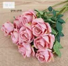 Silk rose Artificial Flowers Real like Rose Flowers Home decorations for Wedding Party Birthday room 8colors for choose HR009