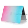 Verblindend Kleur Matte Hard Rubberdized Case Cover Protector voor MacBook Air Pro met Retina 12 13 inch Laptop Crystal Kleurrijke Rainbow Shell