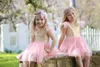 Da 2 a 6 anni Ragazze estate bambini vestiti con paillettes, vendita al dettaglio per bambini boutique di abbigliamento in tulle, R1ES505DS-60