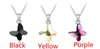 Österrike Crystal Pendants Halsband Charm Smycken 18k Vitguldpläterad Butterfly Hänge Tillverkad med Swarovski Elements Crystal Halsband 3017