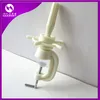 White Color Adjustable Mannequin Holder wigs head stand for mannequin head clamp holder salon styling tools